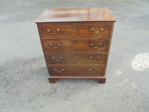 18th Century Small Mahogany Chest of Drawers