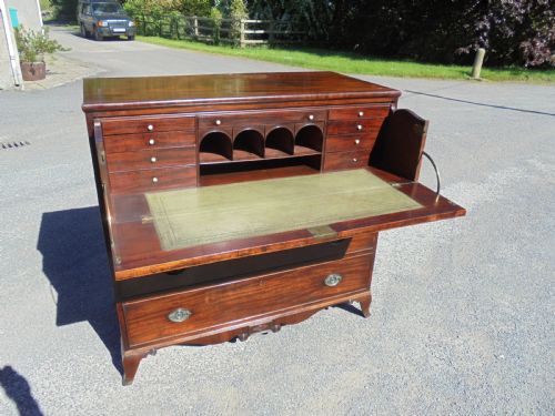 Late Regency Secretaire Chest of Drawers