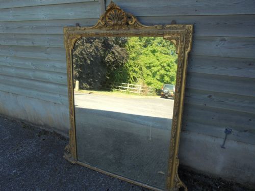 Victorian Gilt Overmantle Mirror
