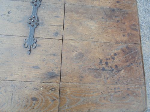 fig 1. French late 18th century cedar wood coffer storage chest