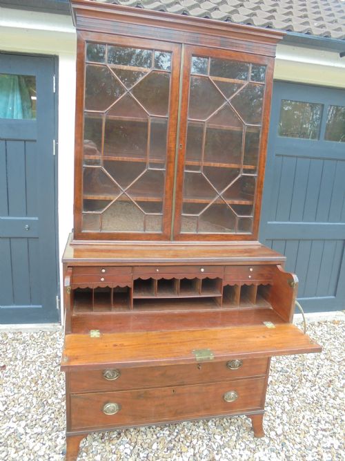 18th Century Mahogany Secretair Bookcase