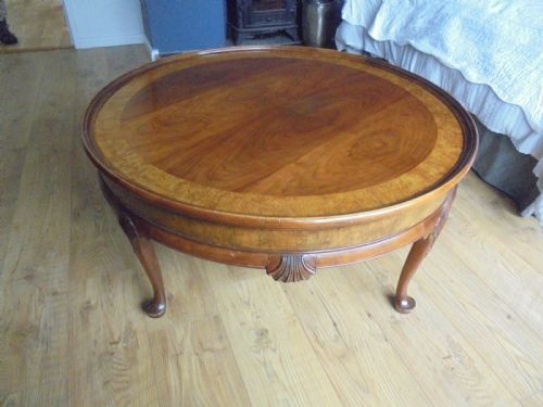 Large Walnut Coffee Table
