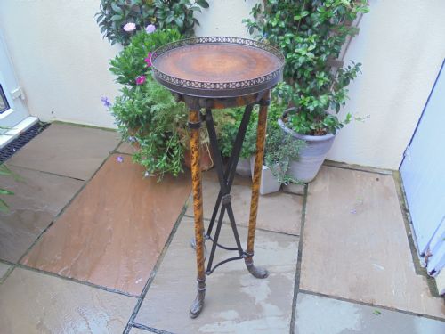 Decorated Bronze Jardiniere Stand