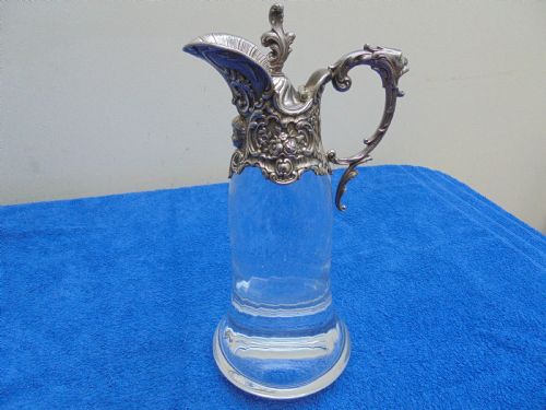 Victorian Silver  Plated Claret Jug