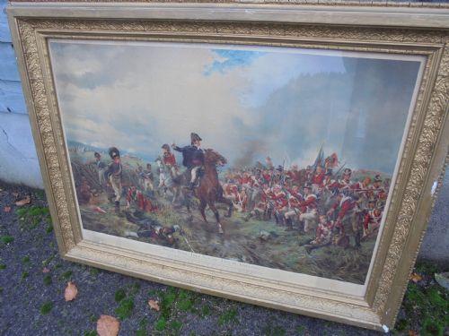 Victorian Framed Print Wellington at Waterloo