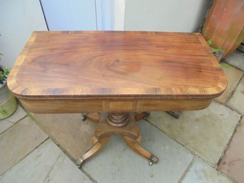 fig 1. Late Regency mahogany tea table