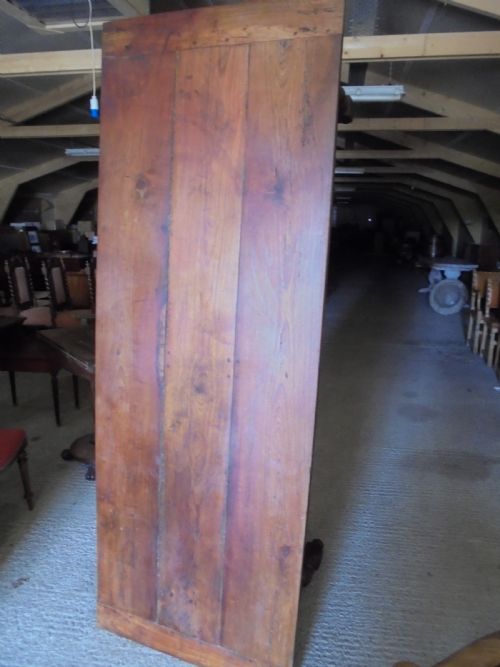 fig 1. Early 19th century French cherry wood farmhouse table seats eight