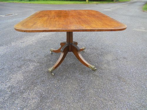 Regency Mahogany Tilt Top Breakfast Table