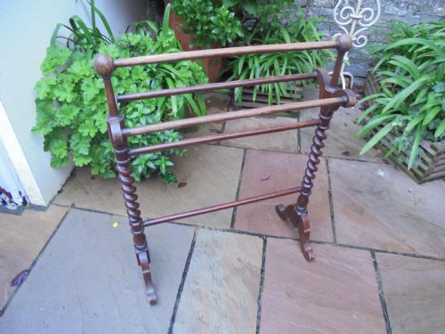 Victorian Barley Twist Towel Rail
