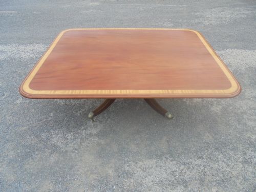Large Late Regency Mahogany  Coffee Table