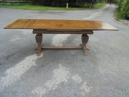 Jacobean Style Refectory Farmhouse Dining Table Seats Ten