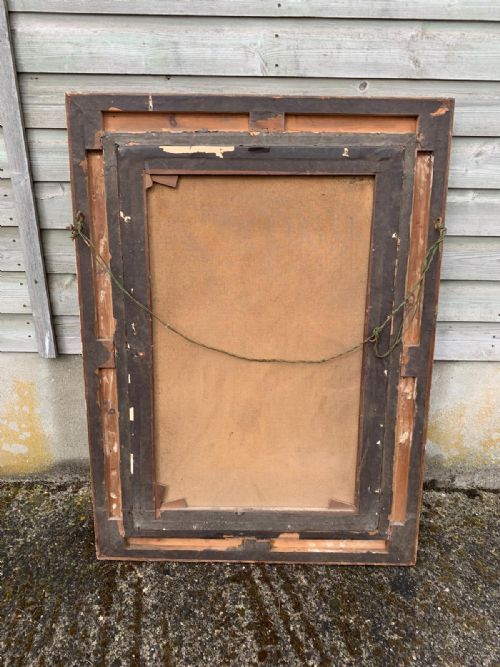 fig 1. Framed oil on canvas portrait of an English gentleman