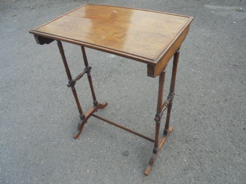 19th Century Rosewood Occasional Table. Signed Jewell