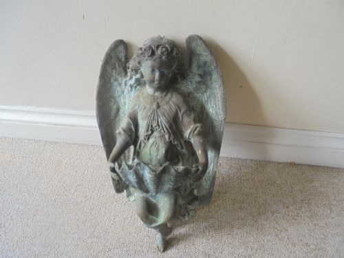 19th Century Bronze Winged Cherub