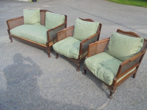 Three Piece Bergere Suite