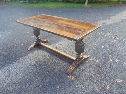 Oak Refectory Dining Kitchen Farmhouse Table .