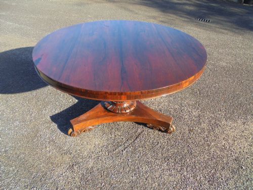 Circular Rosewood Dining /Hall Table
