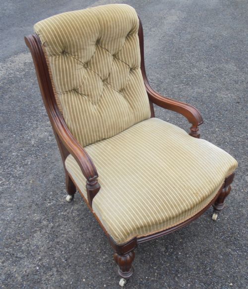 Victorian Button Back Armchair