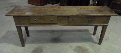 Antique French 18th Century Cedarwood Dresser Base/side Table