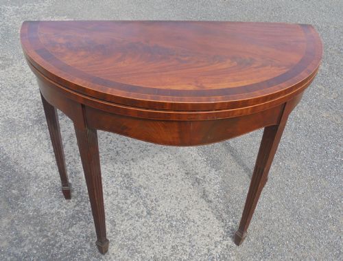Regency Demi Lune  Console Tea Table