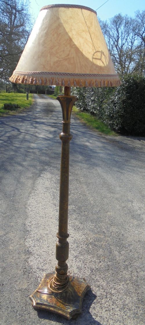 Chisoinnerie Standard Lamp and Shade.