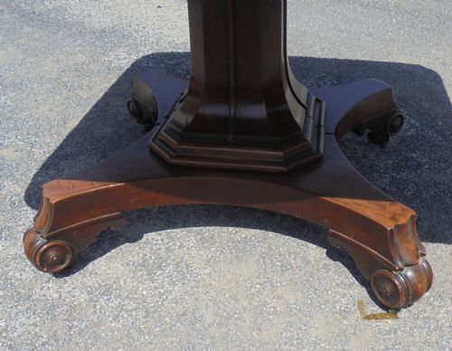 fig 1. Early Victorian extending mahogany dining table seats twelve