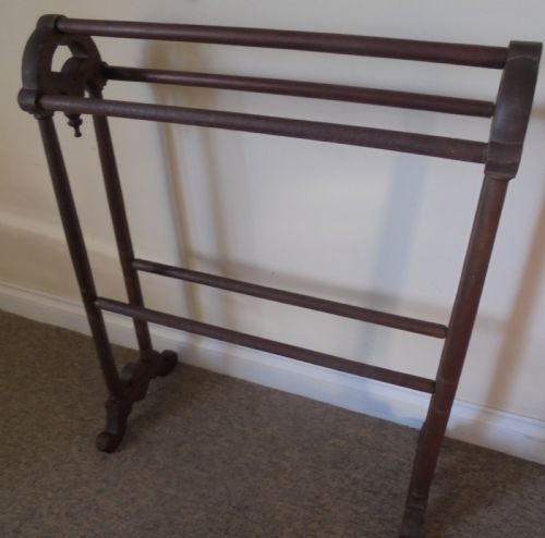 Unusually Large Country House Towel Rail Clothes Hanger