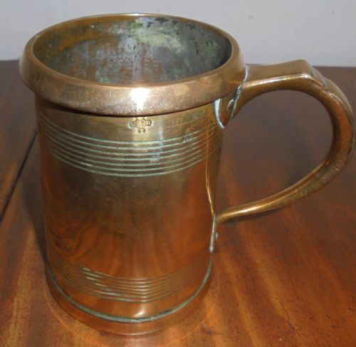 19th Century Quart Tankard with Royal Standard Stamp