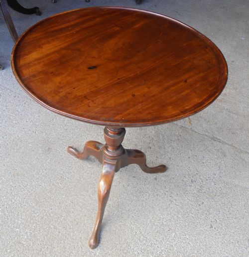 Late 18th Century Mahogany Tripod Table