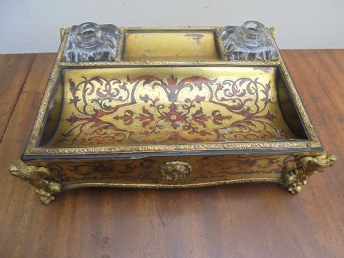 Georgian Boulle Inkstand
