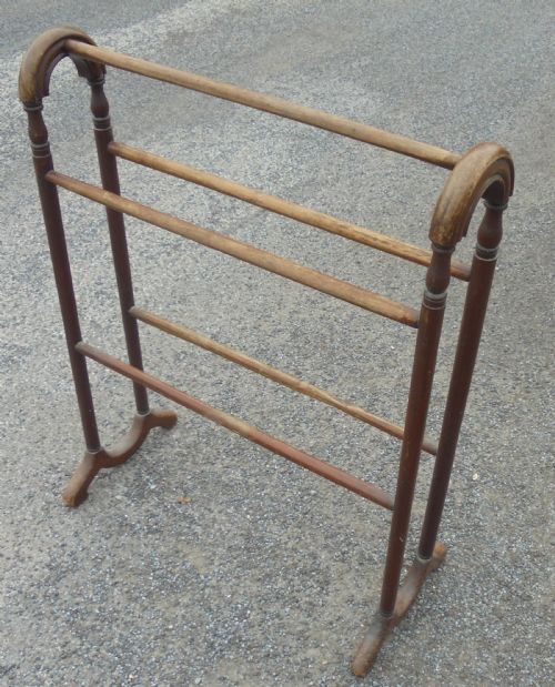 Victorian Walnut Towel Rail