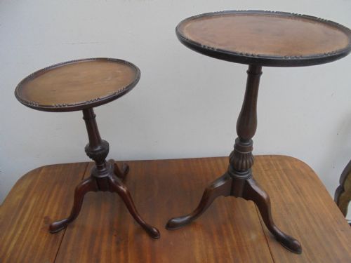 Two George 111 Style Wine or Lamp Tables