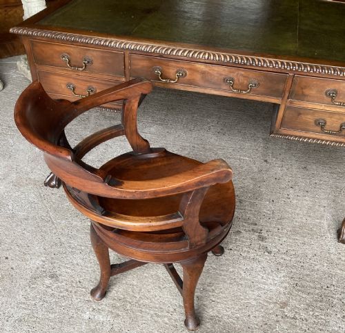 fig 1. 19th century revolving desk chair