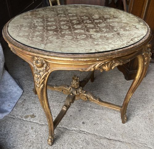 19th French  Gilded Centre Table/ Coffee Table