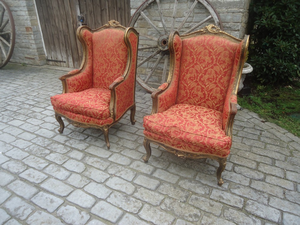 PAIR OF EARLY 20TH CENTURY FRENCH LOUIS STYLE DECORATIVE ARMCHAIRS