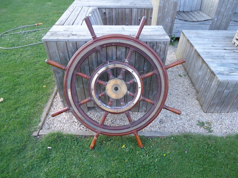 Original 42 ins ship's wheel