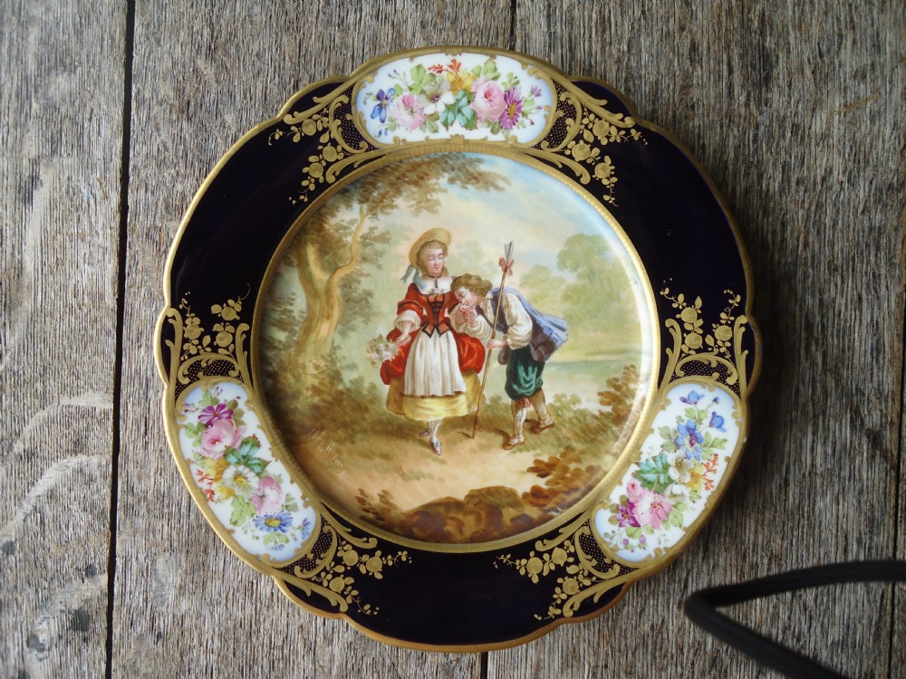 19th century Sevres cabinet plate