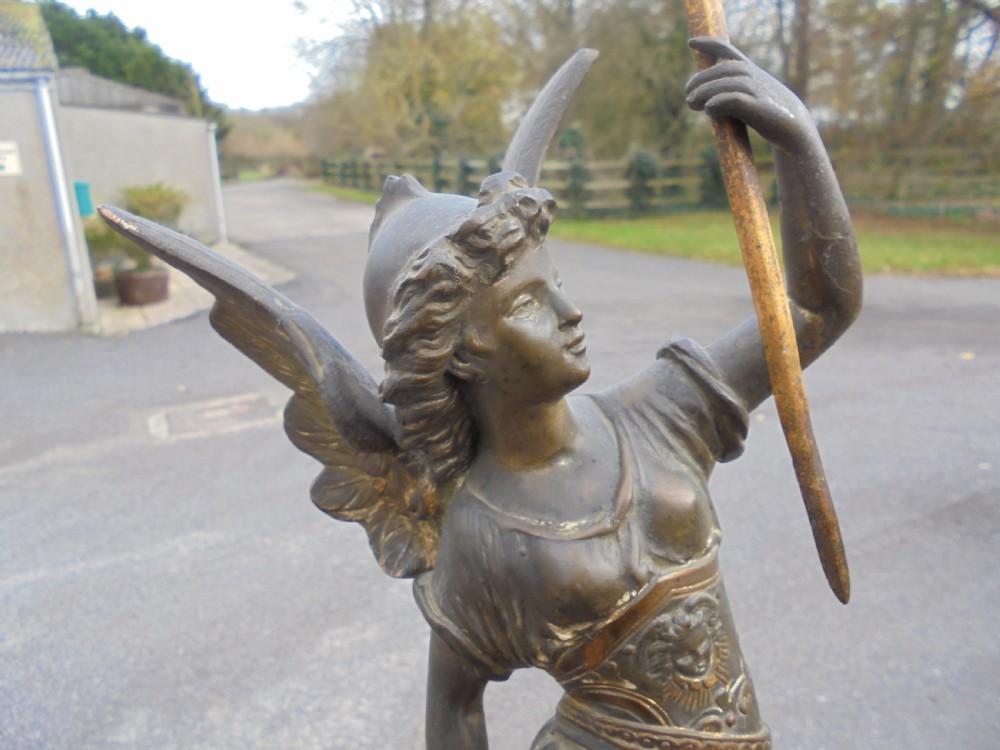 Pair of 19th century bronzed figures View V