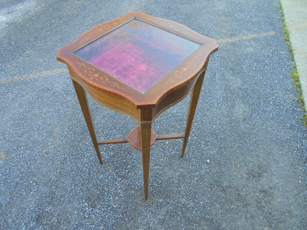 Edwards and Roberts mahogany inlaid bijouterie View II