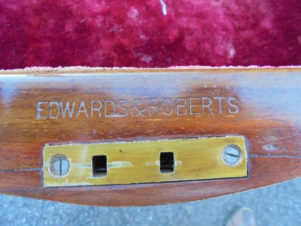 Edwards and Roberts mahogany inlaid bijouterie View IV
