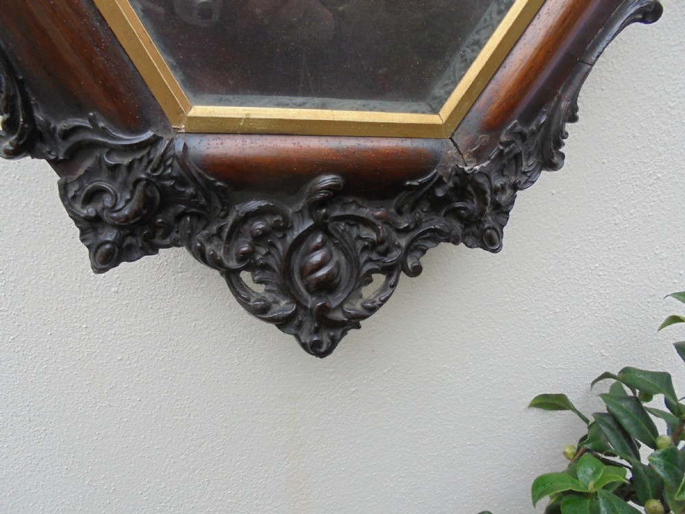 French rosewood Vineyard clock by Rollin View V