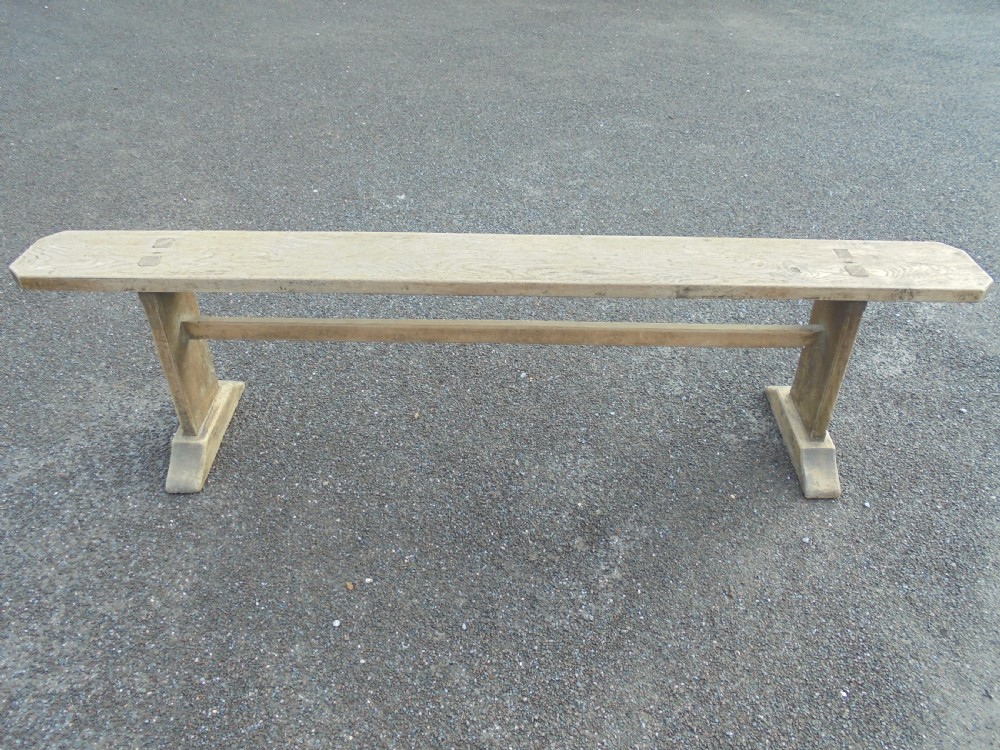 Long 18th century oak refectory bench