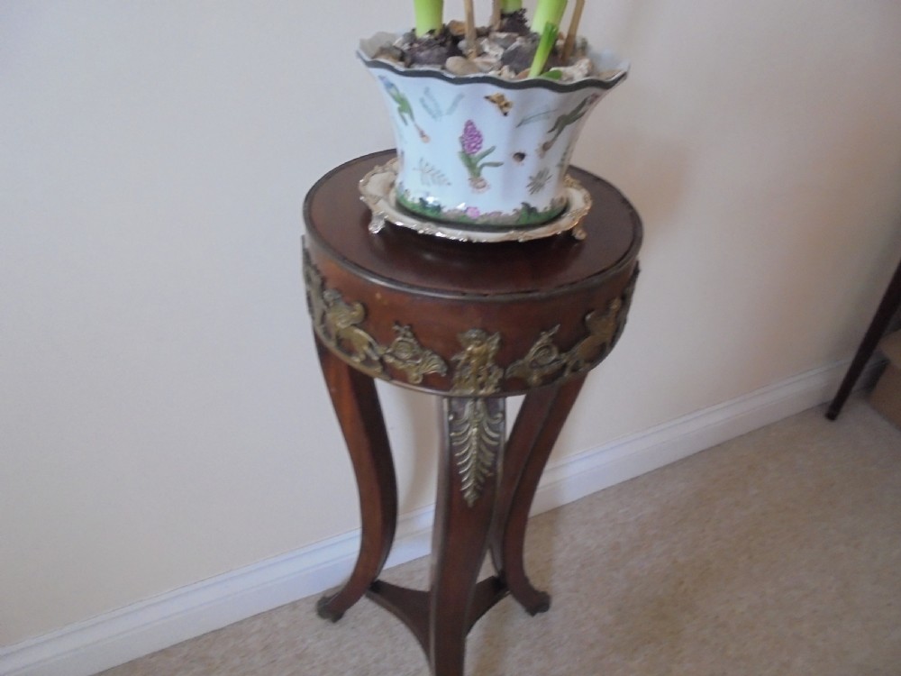 French Empire period jardiniere stand-plant stand View IX