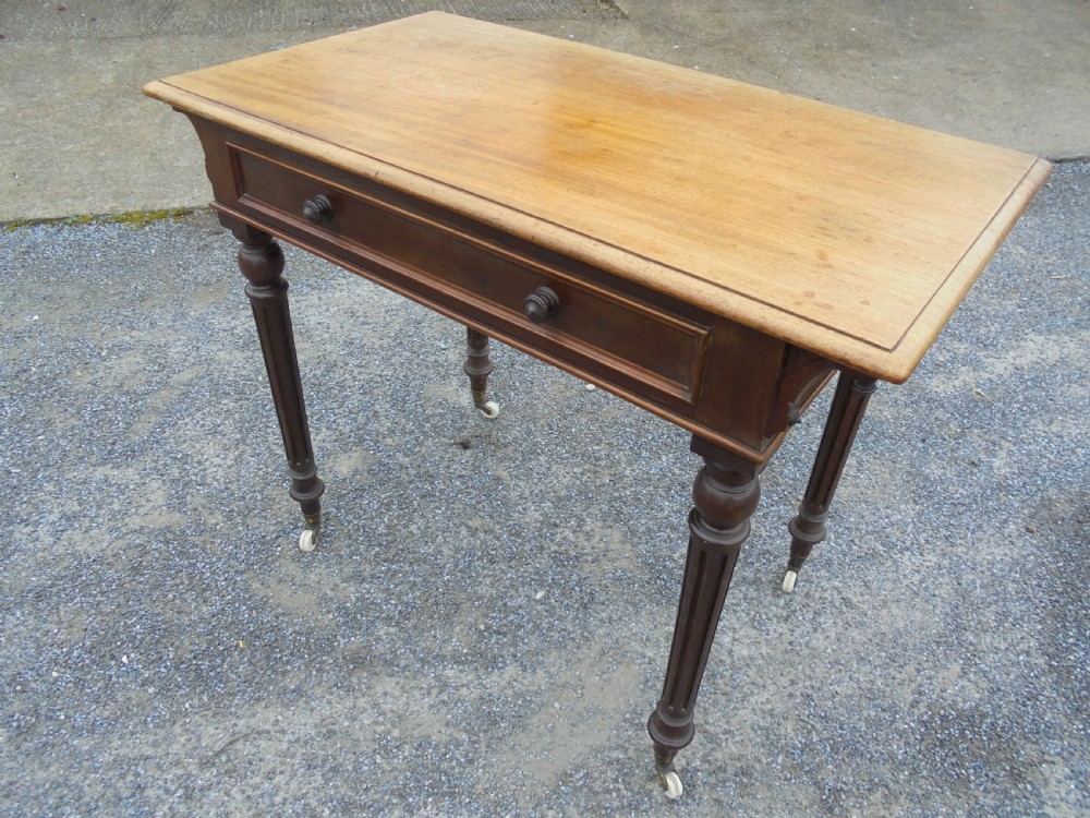 Victorian mahogany centre of room Ladies writing desk
