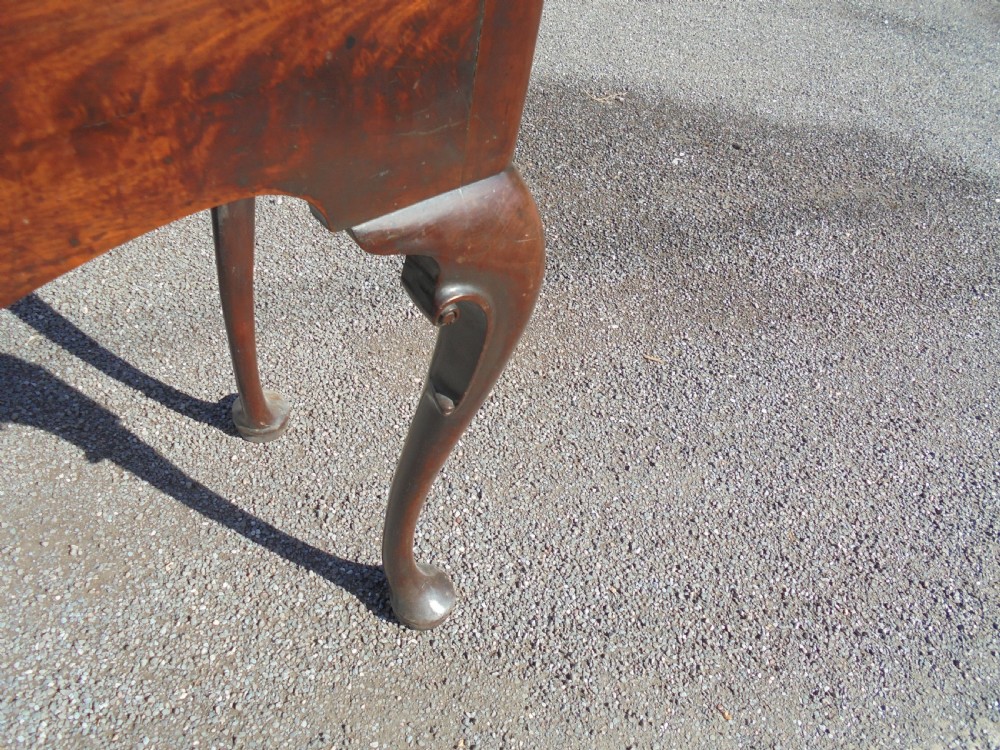 18th century mahogany tea table View IV
