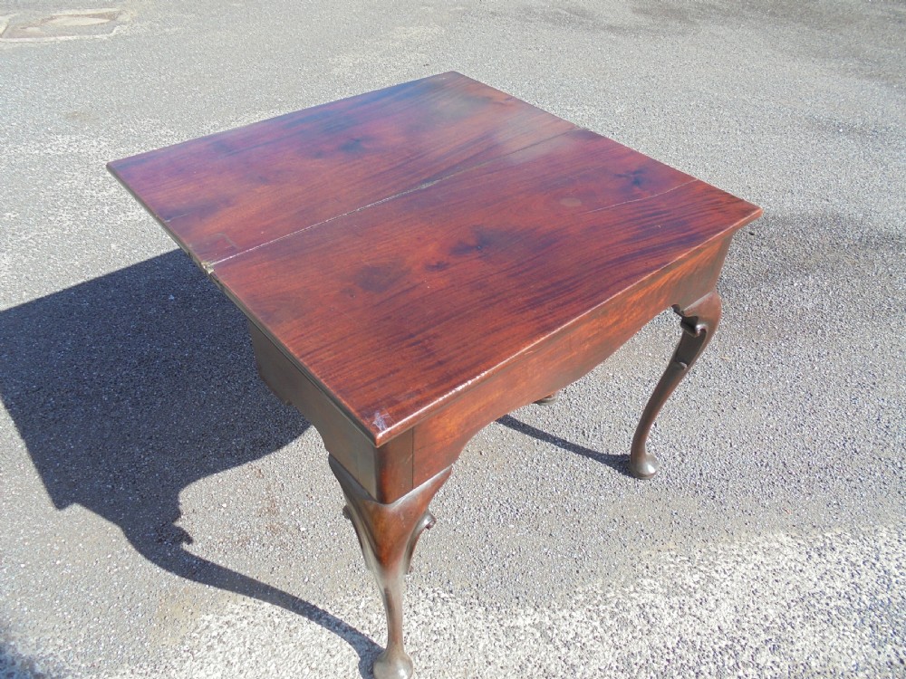18th century mahogany tea table View VI