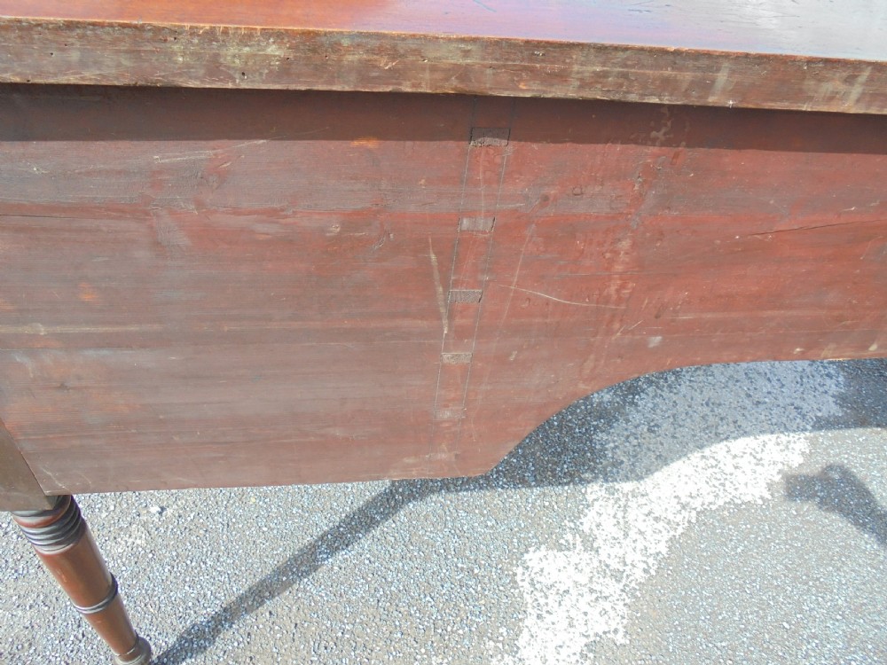 Late Regency mahogany sideboard View IX