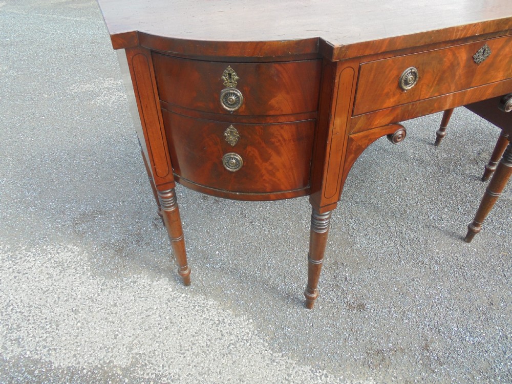 Late Regency mahogany sideboard View XI