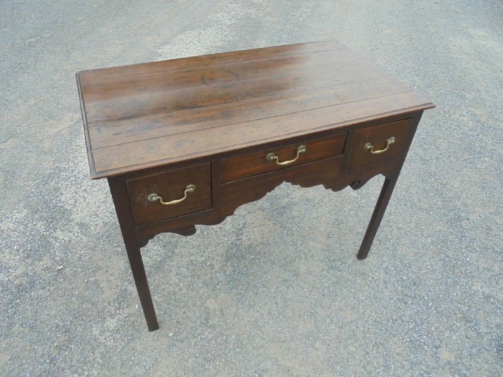 18th century oak lowboy