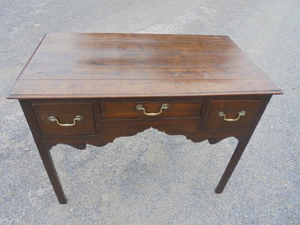 18th century oak lowboy View II